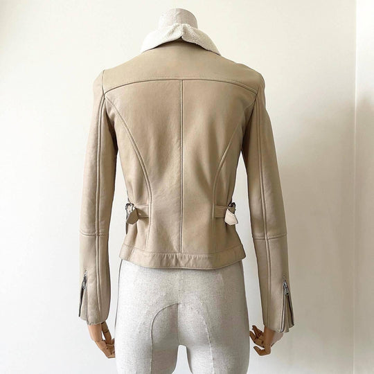 BRUNELLO CUCINELLI - BRUNELLO CUCINELLI Lamb skin jacket - AVVIIVVA.COM