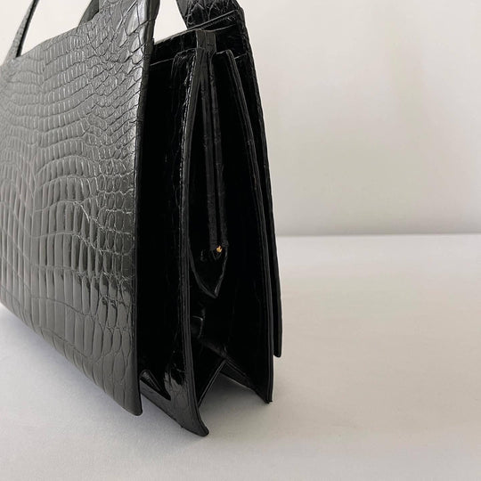 VINTAGE - CROCODILE LEATHER VINTAGE BAG - AVVIIVVA.COM