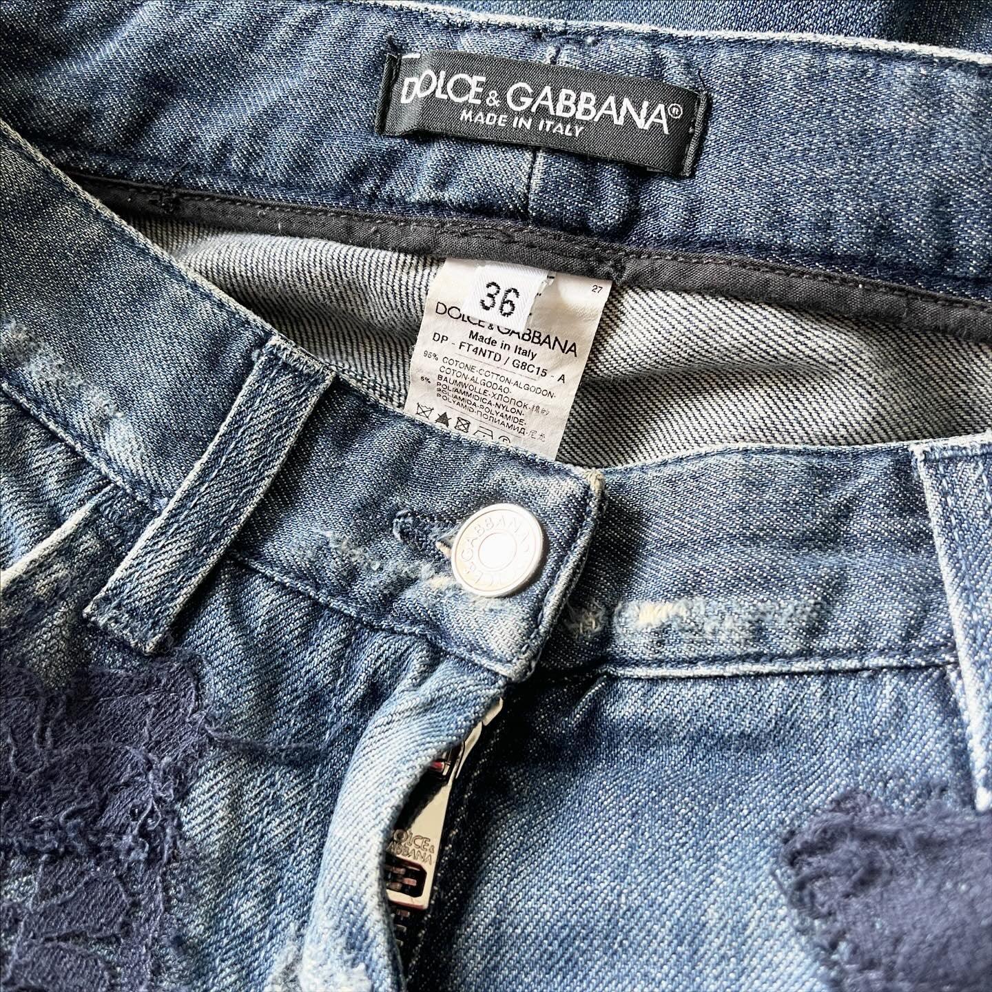 DOLCE & GABBANA - DOLCE & GABBANA Archive 2005 jeans - AVVIIVVA.COM