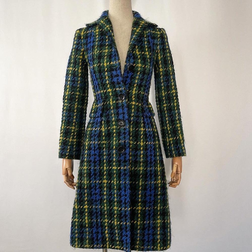 DOLCE & GABBANA - DOLCE & GABBANA Tweed Coat - AVVIIVVA.COM