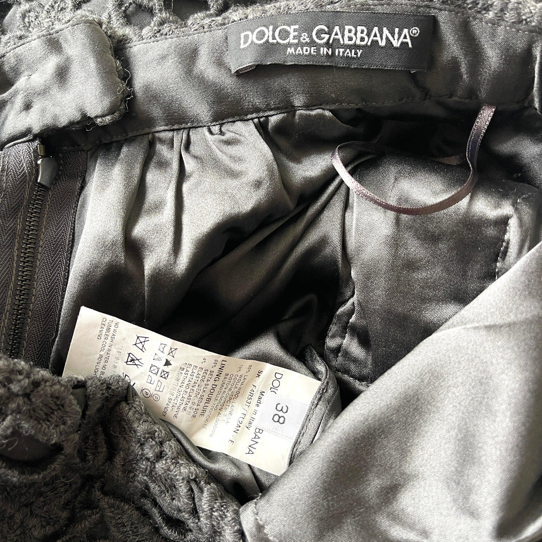 DOLCE & GABBANA - DOLCE & GABBANA Wool Skirt - AVVIIVVA.COM
