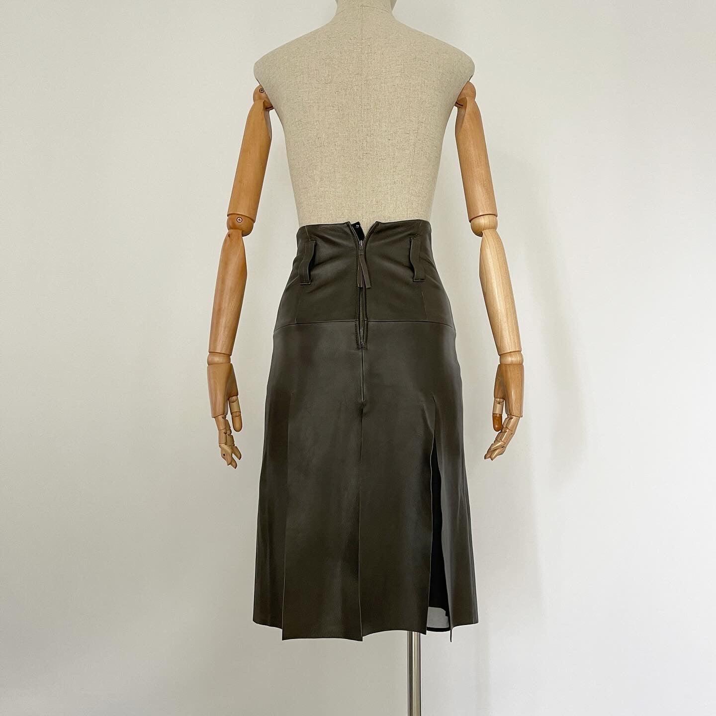 DOROTHEE SCHUMACHER - DOROTHEE SCHUMACHER Leather Skirt - AVVIIVVA.COM