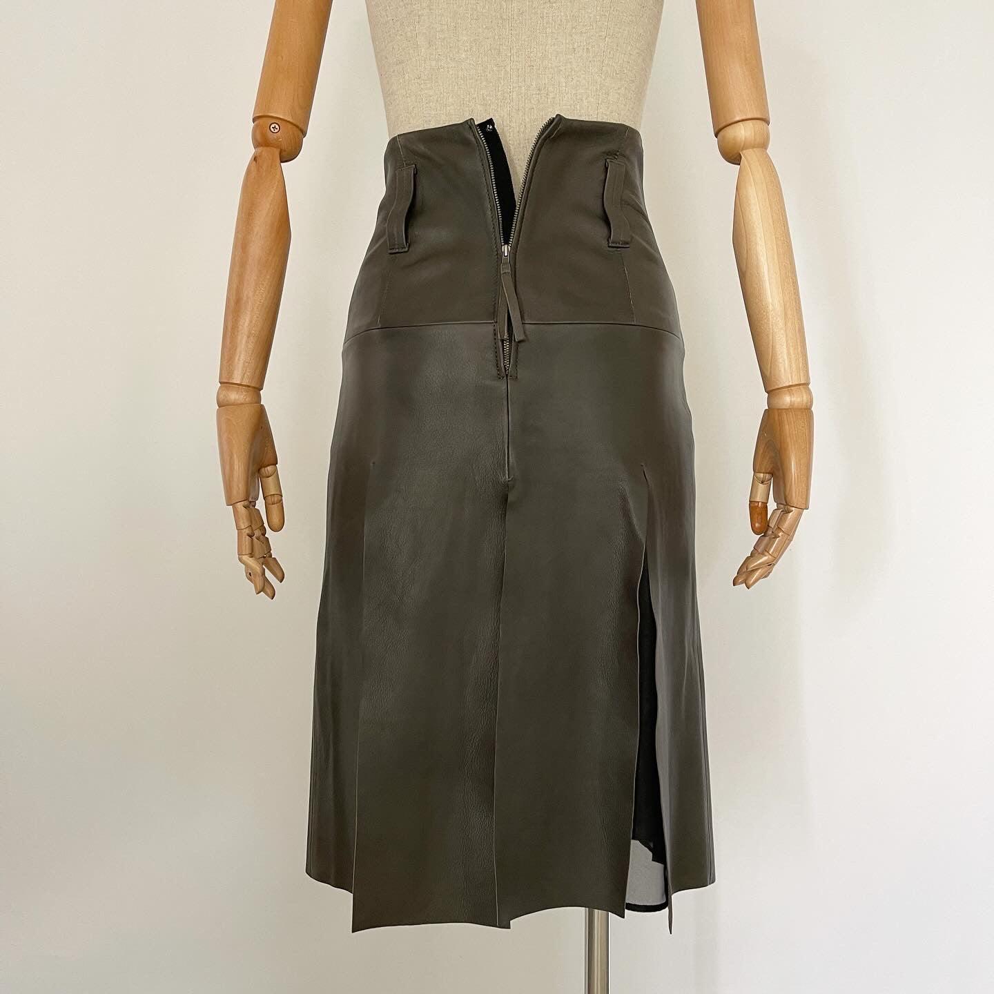 DOROTHEE SCHUMACHER - DOROTHEE SCHUMACHER Leather Skirt - AVVIIVVA.COM
