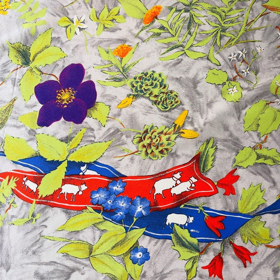 FABRIC FRONTLINE - FABRIC FRONTLINE New Big Silk Scarf - AVVIIVVA.COM