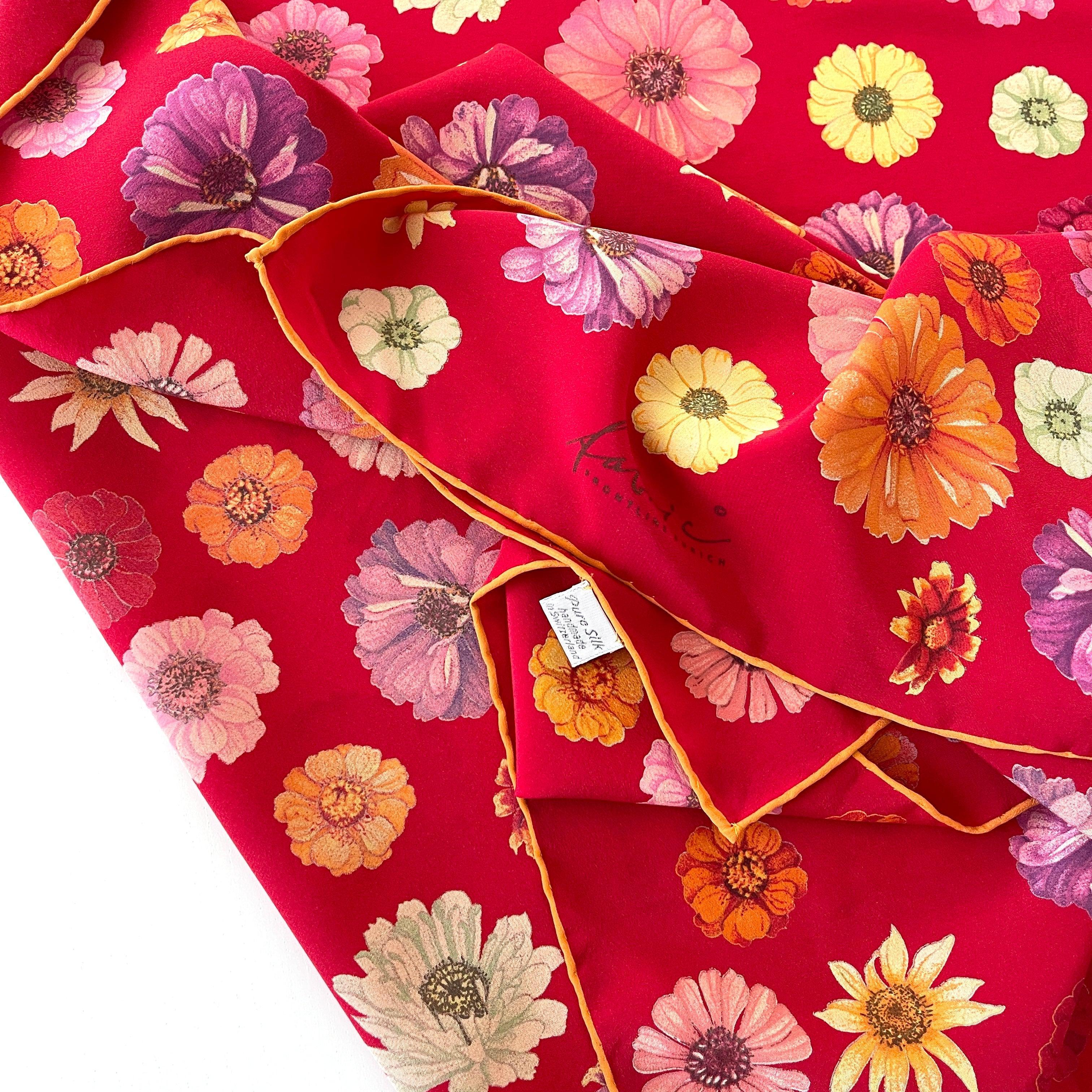 FABRIC FRONTLINE - FABRIC FRONTLINE New Silk Scarf - AVVIIVVA.COM