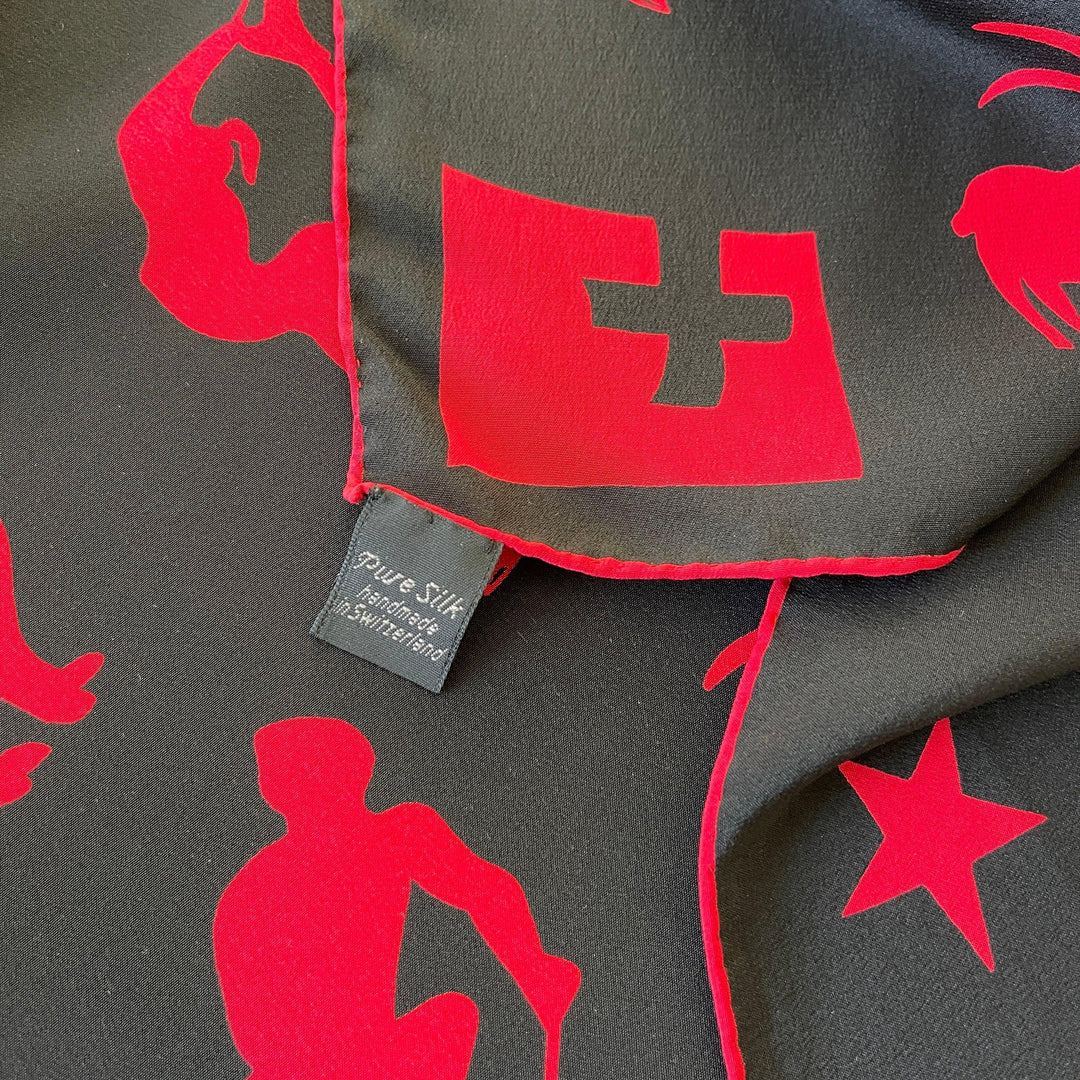 FABRIC FRONTLINE - FABRIC FRONTLINE New Silk Scarf - AVVIIVVA.COM