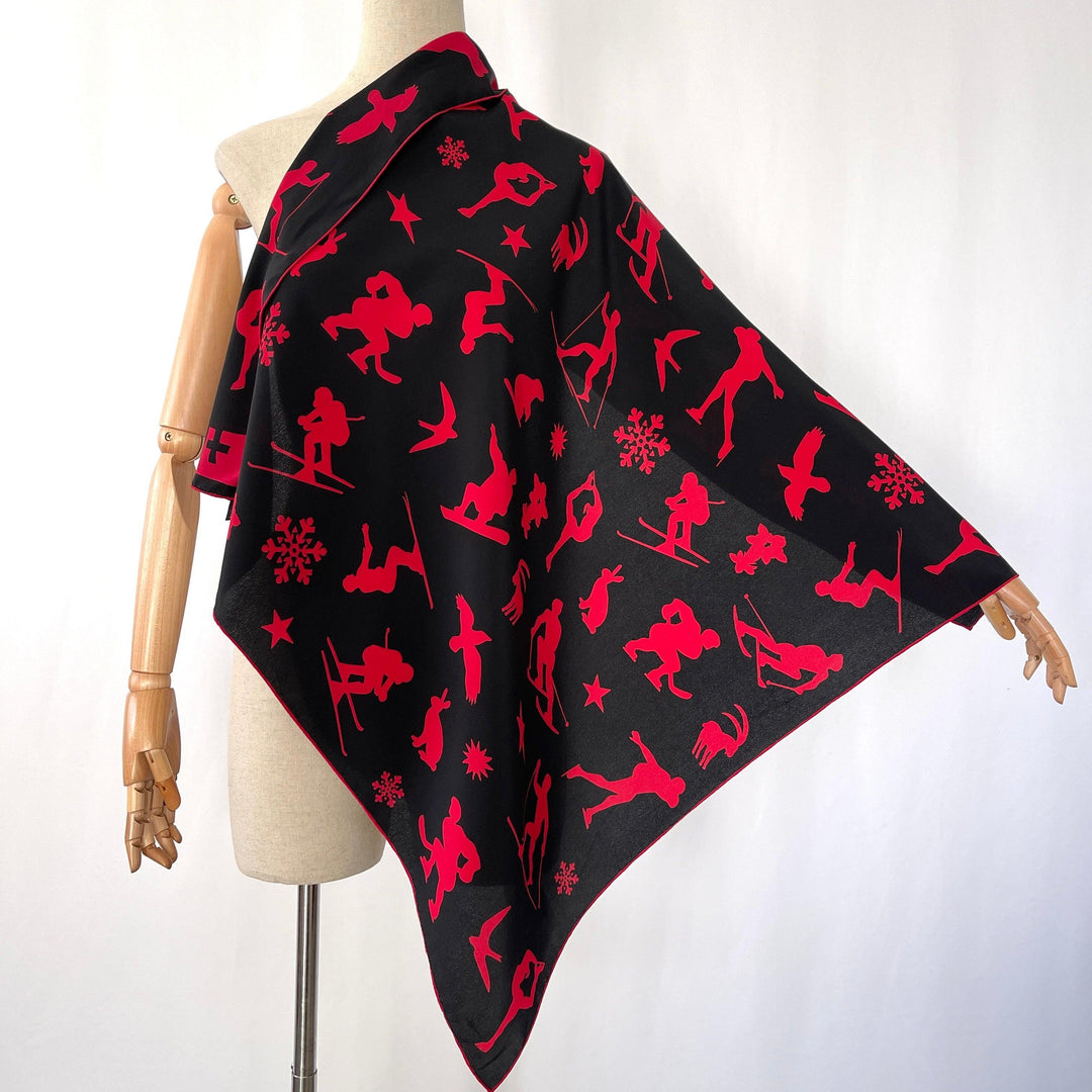 FABRIC FRONTLINE - FABRIC FRONTLINE New Silk Scarf - AVVIIVVA.COM