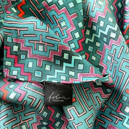 FABRIC FRONTLINE - FABRIC FRONTLINE New Silk Scarf - AVVIIVVA.COM