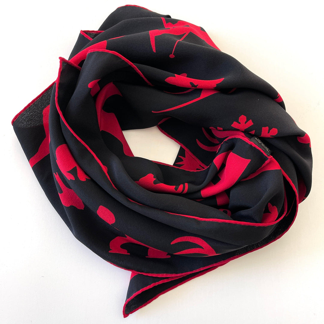 FABRIC FRONTLINE - FABRIC FRONTLINE New Silk Scarf - AVVIIVVA.COM
