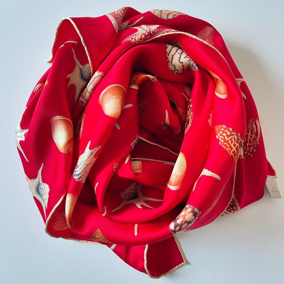 FABRIC FRONTLINE - FABRIC FRONTLINE Silk Scarf - AVVIIVVA.COM