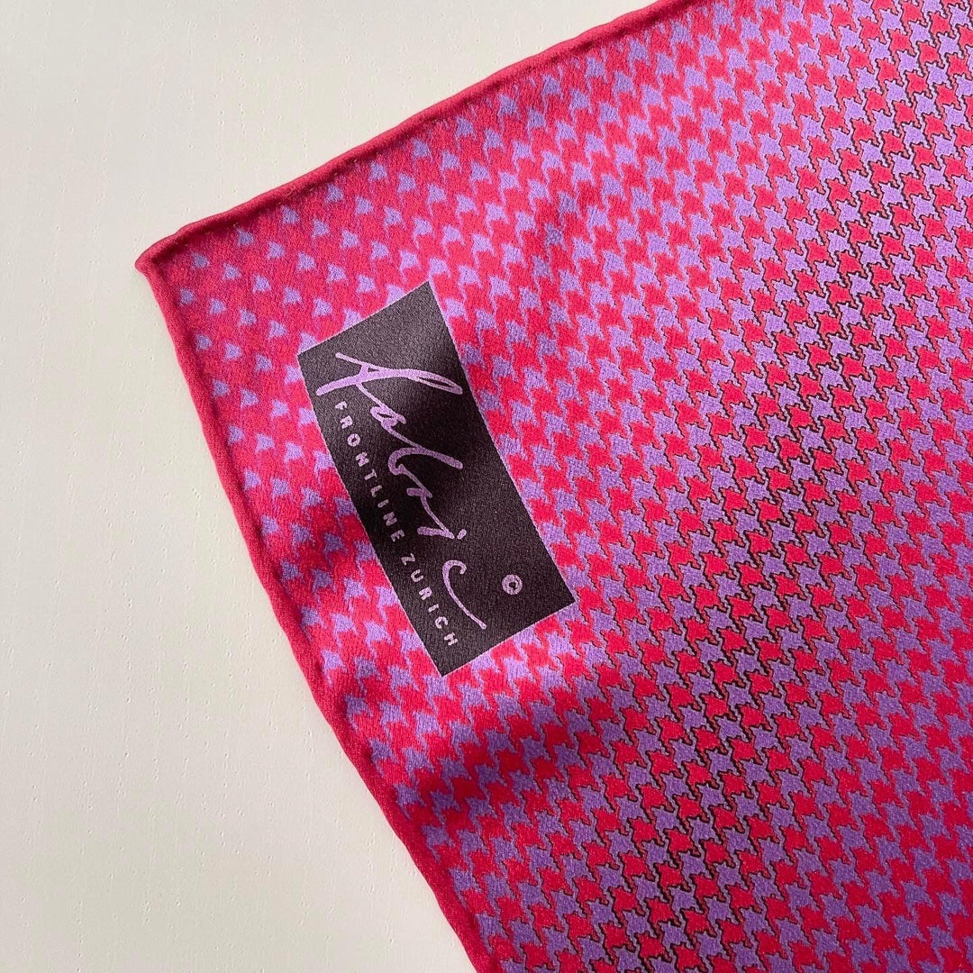 FABRIC FRONTLINE - FABRIC FRONTLINE Silk Scarf - AVVIIVVA.COM