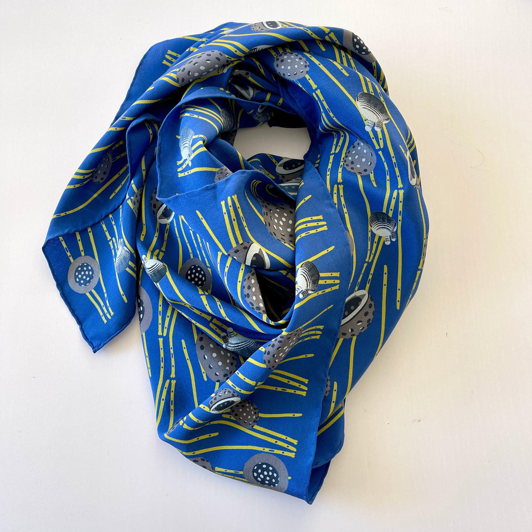 FABRIC FRONTLINE - FABRIC FRONTLINE Silk Scarf - AVVIIVVA.COM