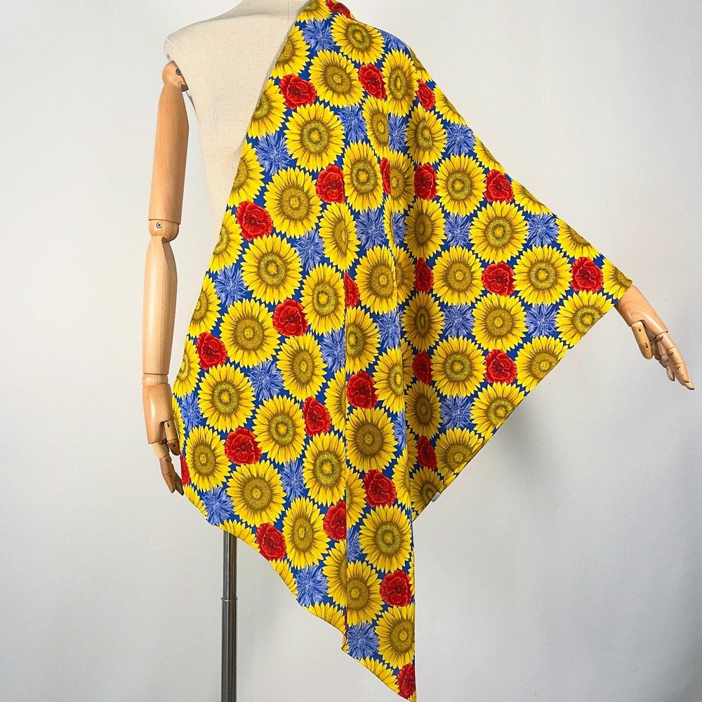 FABRIC FRONTLINE - FABRIC FRONTLINE Silk Scarf - AVVIIVVA.COM