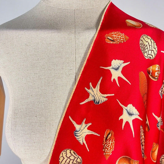 FABRIC FRONTLINE - FABRIC FRONTLINE Silk Scarf - AVVIIVVA.COM