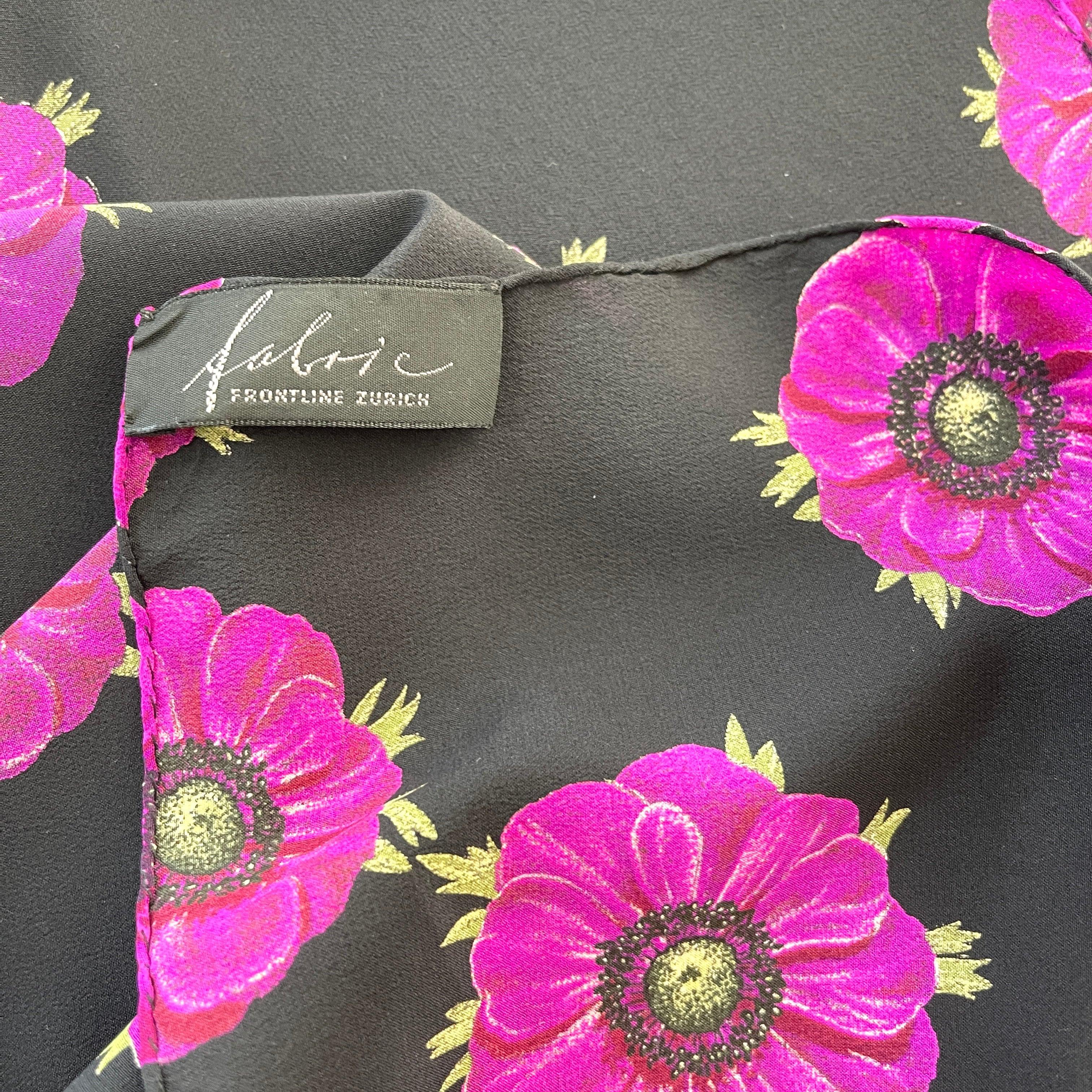 FABRIC FRONTLINE - FABRIC FRONTLINE Silk Scarf - AVVIIVVA.COM