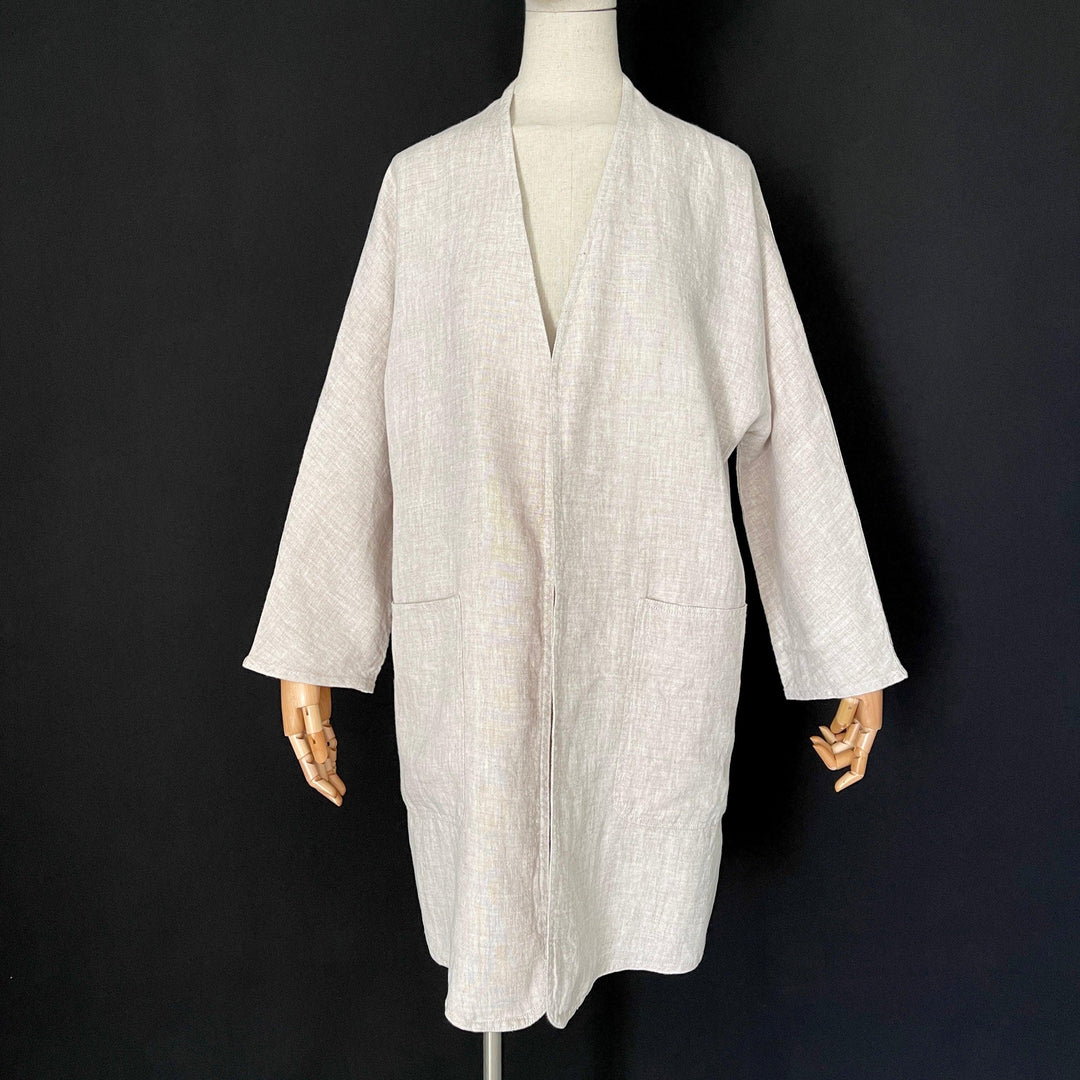 FARHI - FARHI Linen Coat - AVVIIVVA.COM