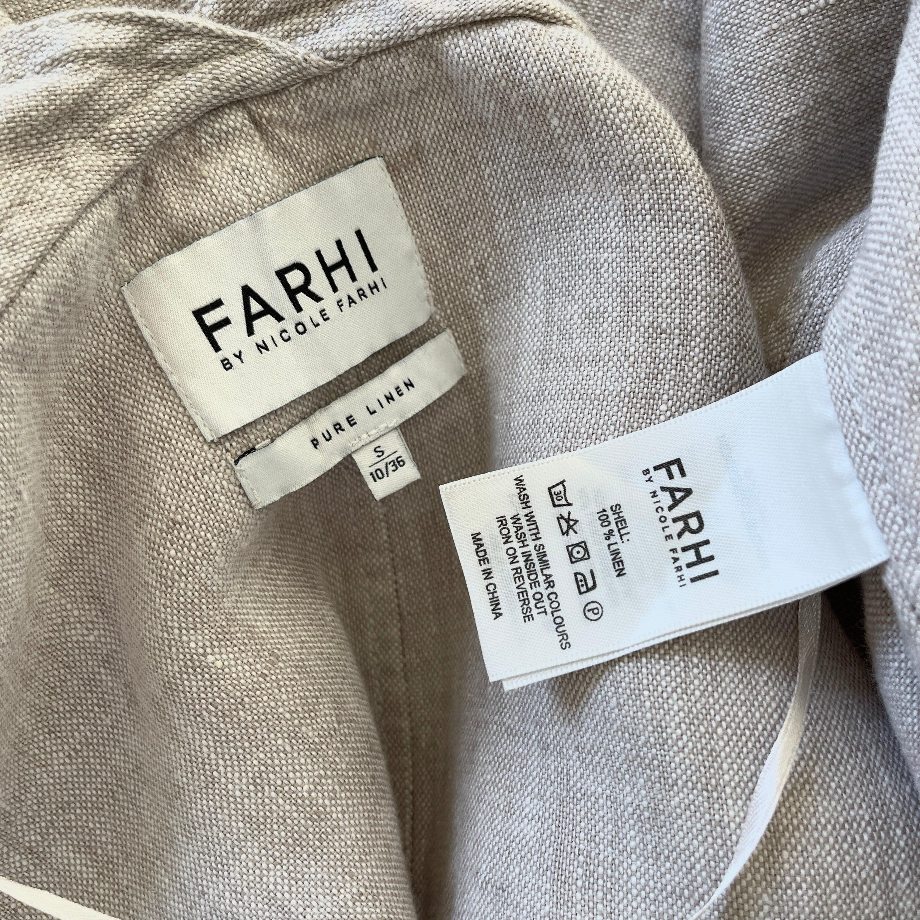 FARHI - FARHI Linen Coat - AVVIIVVA.COM
