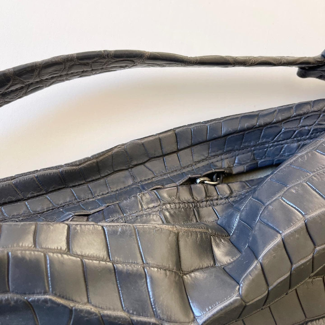 FERU - FERU crocodile leather bag - AVVIIVVA.COM