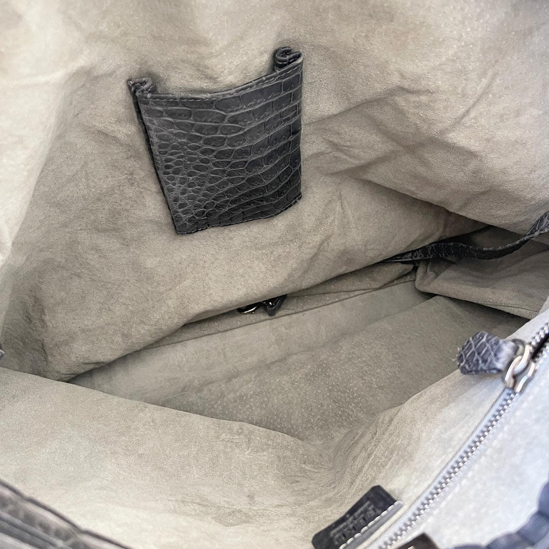 FERU - FERU crocodile leather bag - AVVIIVVA.COM