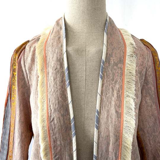 FORTE FORTE - FORTE FORTE Terracota Jacquard Coat - AVVIIVVA.COM