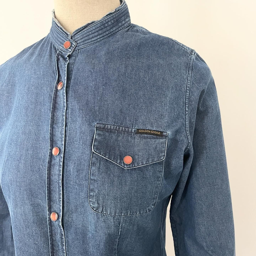 GOLDEN GOOSE - GOLDEN GOOSE Denim Shirt - AVVIIVVA.COM