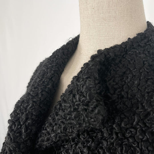 GRIEDER & Cie - GRIEDER & Cie Vintage Sheep Fur poncho - AVVIIVVA.COM