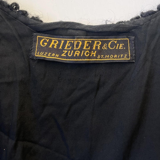 GRIEDER & Cie - GRIEDER & Cie Vintage Sheep Fur poncho - AVVIIVVA.COM