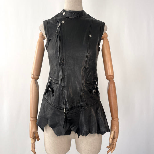 HIGH Every Day Couture - HIGH Every Day Couture Leather Vest - AVVIIVVA.COM