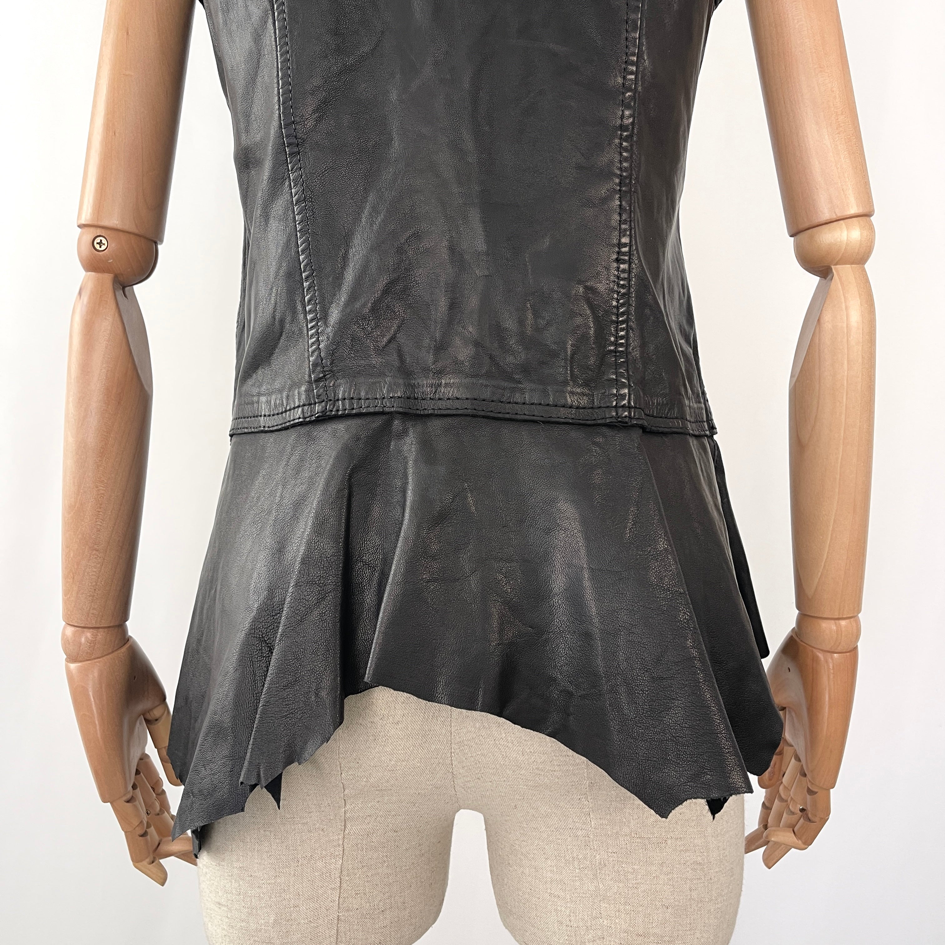 HIGH Every Day Couture - HIGH Every Day Couture Leather Vest - AVVIIVVA.COM