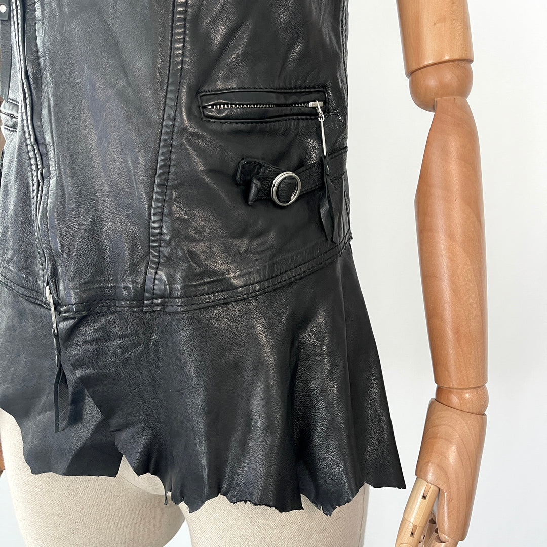 HIGH Every Day Couture - HIGH Every Day Couture Leather Vest - AVVIIVVA.COM