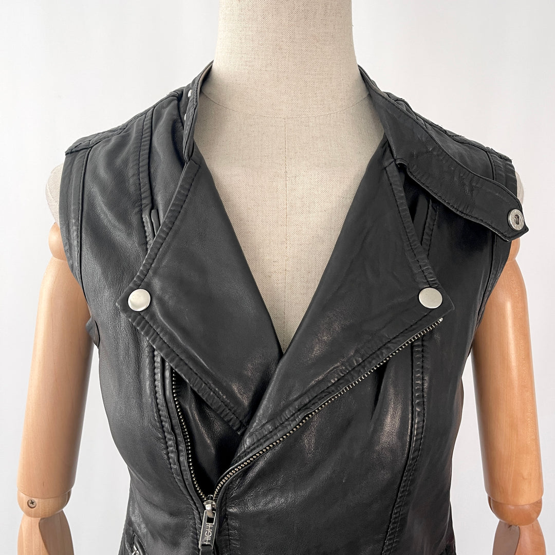 HIGH Every Day Couture - HIGH Every Day Couture Leather Vest - AVVIIVVA.COM