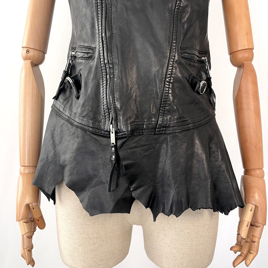 HIGH Every Day Couture - HIGH Every Day Couture Leather Vest - AVVIIVVA.COM