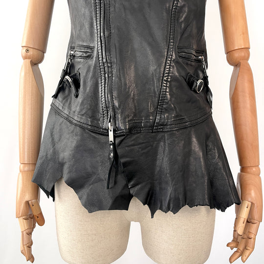 HIGH Every Day Couture - HIGH Every Day Couture Leather Vest - AVVIIVVA.COM