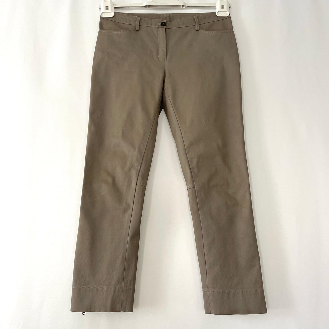 ILARIA NISTRI - ILARIA NISTRI Waxed Cotton Pants - AVVIIVVA.COM