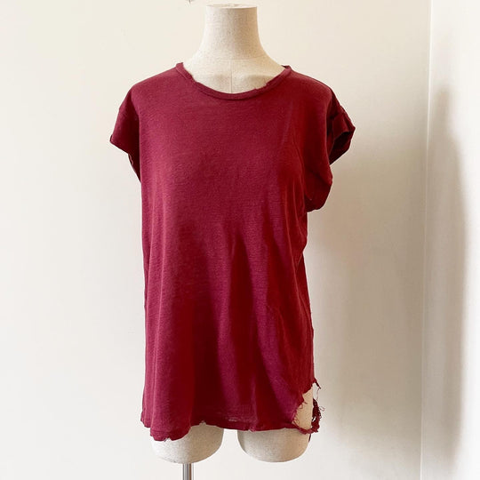 IRO - IRO Distressed T-Shirt - AVVIIVVA.COM
