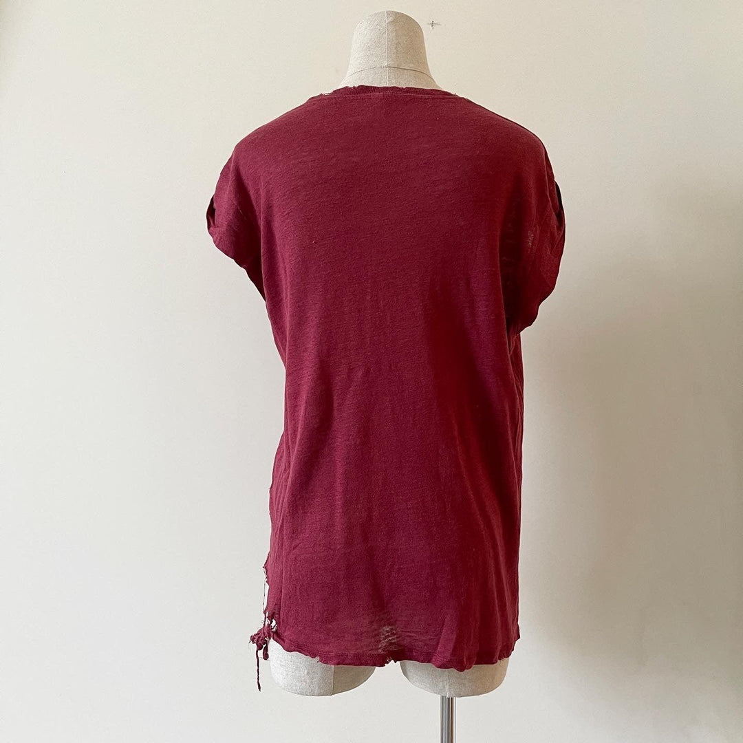 IRO - IRO Distressed T-Shirt - AVVIIVVA.COM