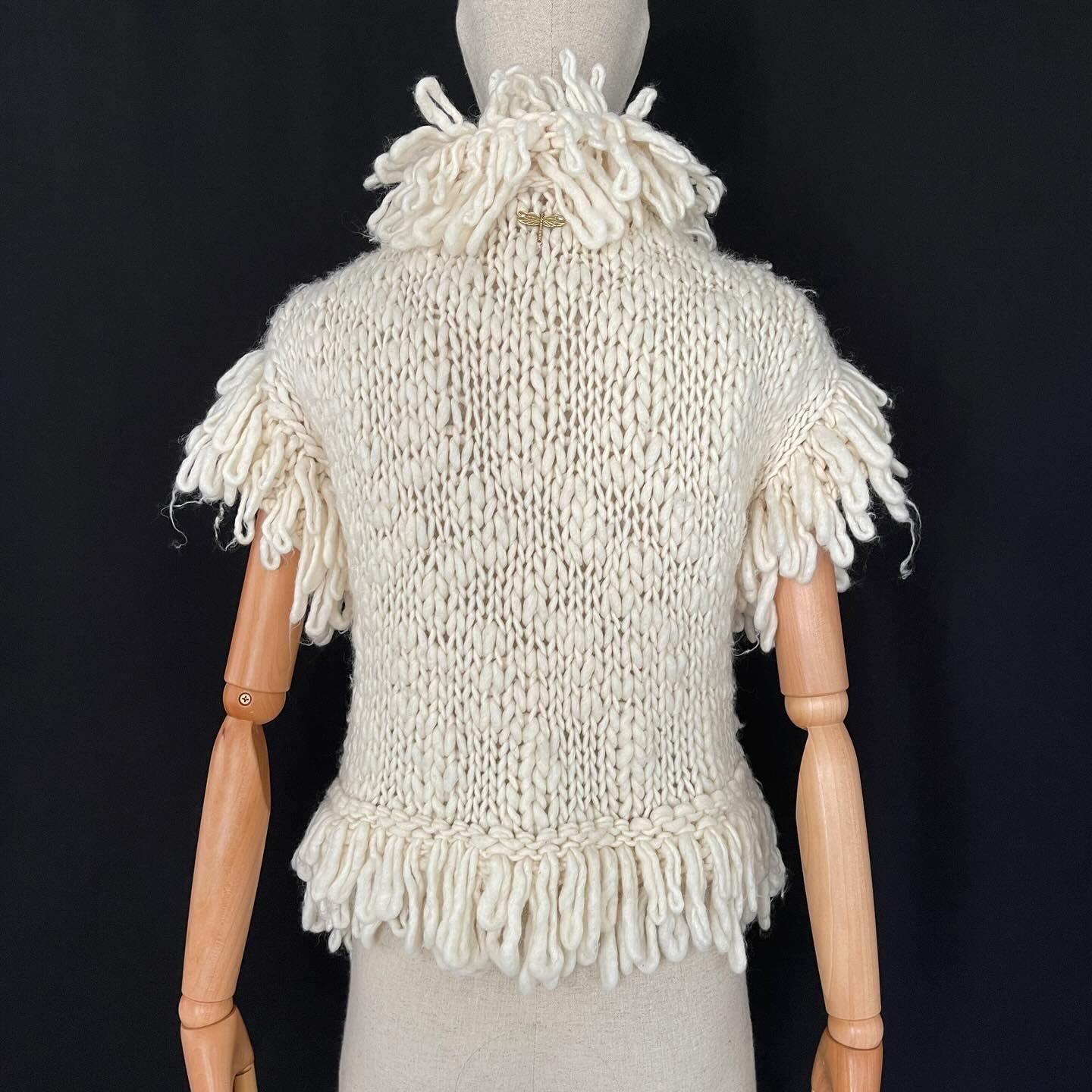 JOHN GALLIANO - JOHN GALLIANO Archive knitted vest - AVVIIVVA.COM