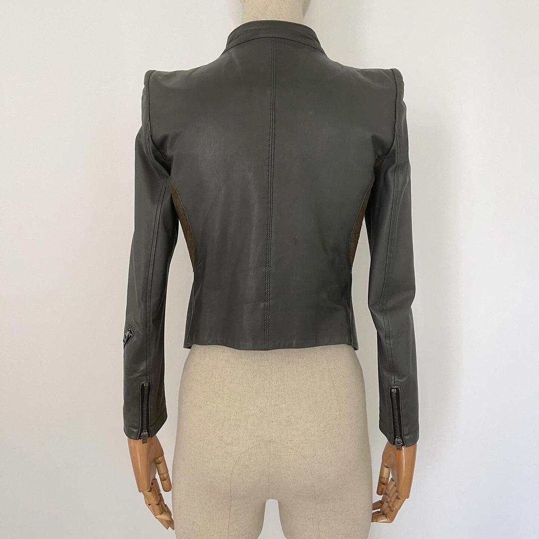 L.G.B. LE GRAND BLEU - L.G.B. LE GRAND BLEU JAPAN Leather Jacket - AVVIIVVA.COM