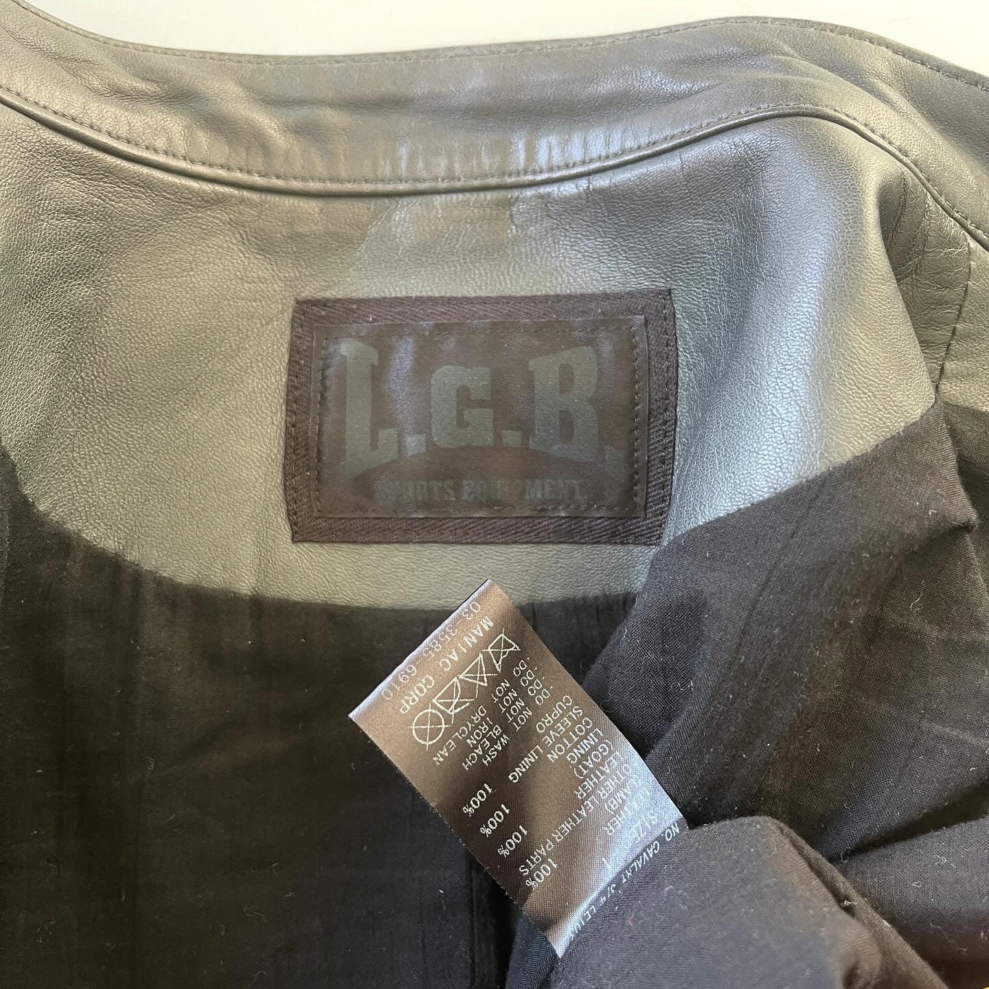 L.G.B. LE GRAND BLEU - L.G.B. LE GRAND BLEU JAPAN Leather Jacket - AVVIIVVA.COM