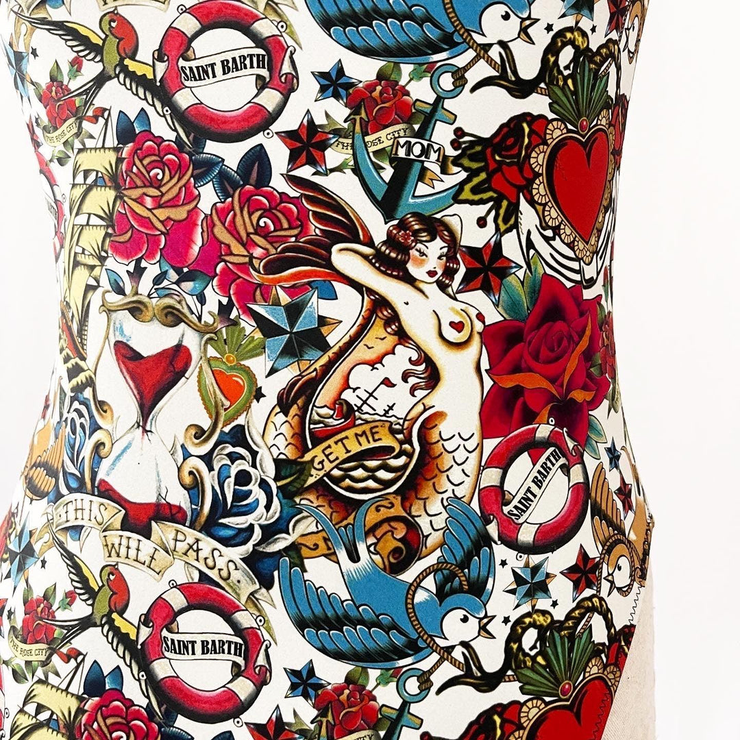 MC2 SAINT BARTH - MC2 SAINT BARTH One-Piece Swimsuit - AVVIIVVA.COM