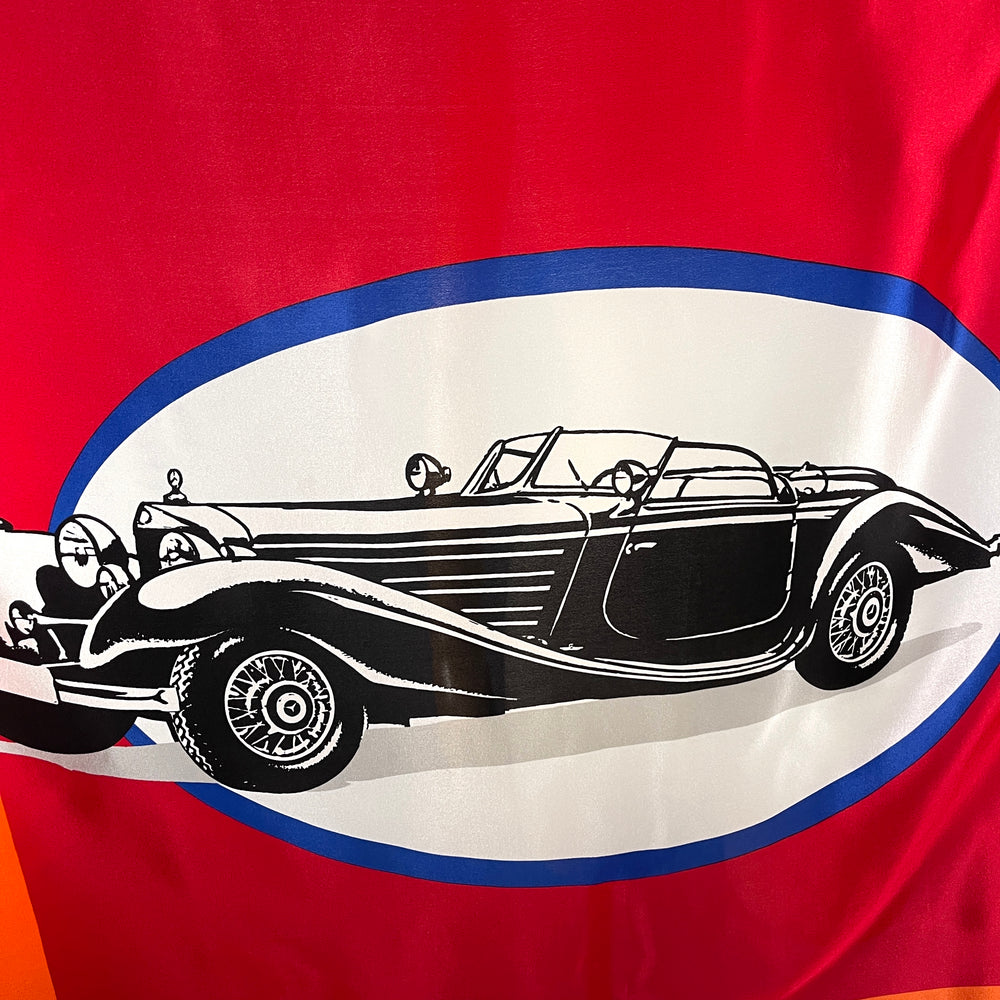MERCEDES-BENZ - MERCEDES-BENZ Vintage Silk Scarf - AVVIIVVA.COM