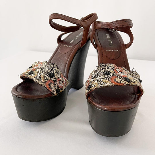 MIU MIU - MIU MIU Shoes - AVVIIVVA.COM