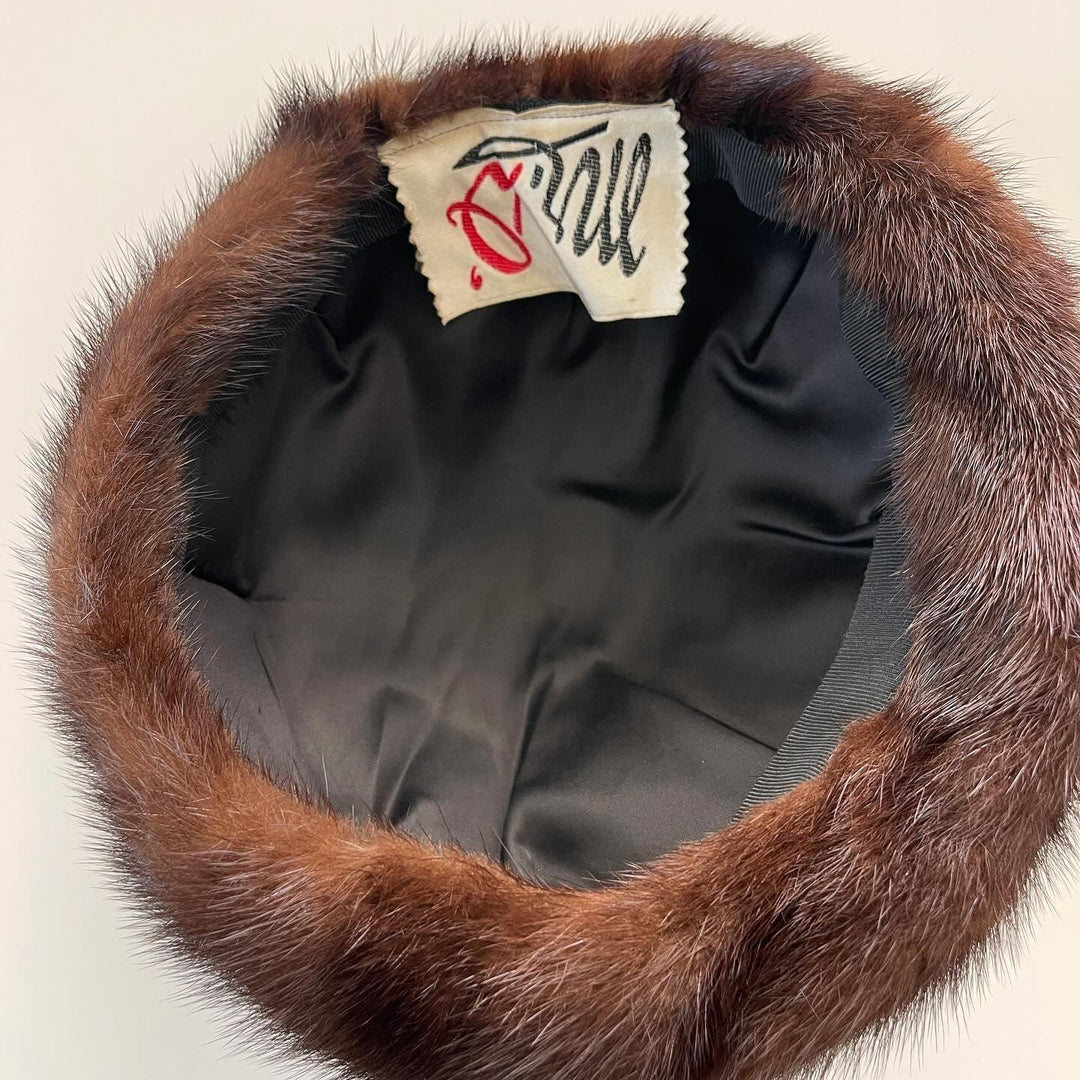 Mr. D - Mr. D Vintage Mink Hat - AVVIIVVA.COM