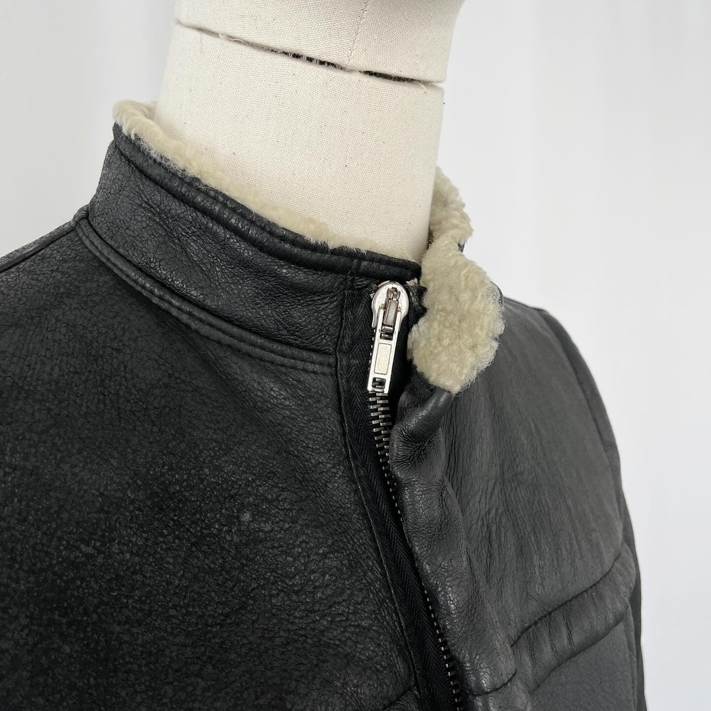 RICK OWENS - RICK OWENS Lamb Shearling Jacket - AVVIIVVA.COM