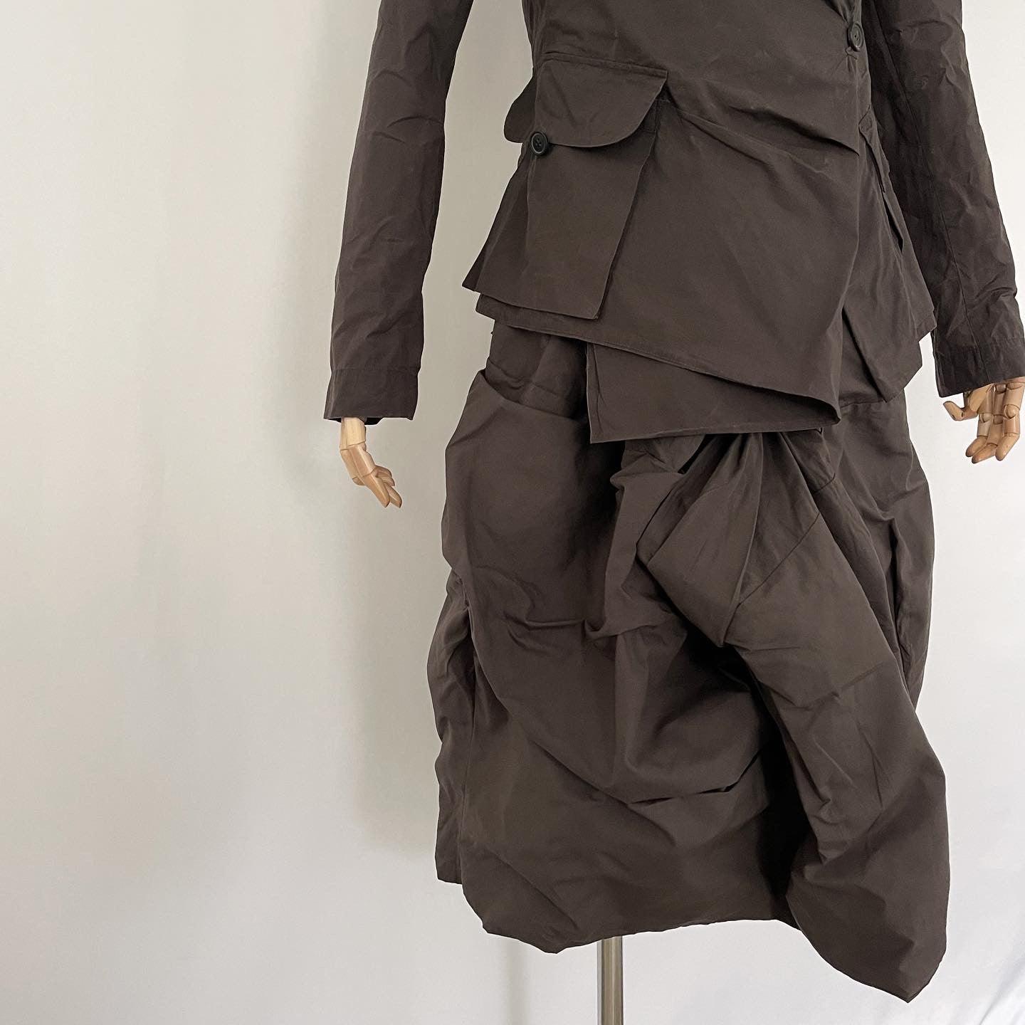 RUNDHOLZ - RUNDHOLZ Set Jacket+Skirt - AVVIIVVA.COM