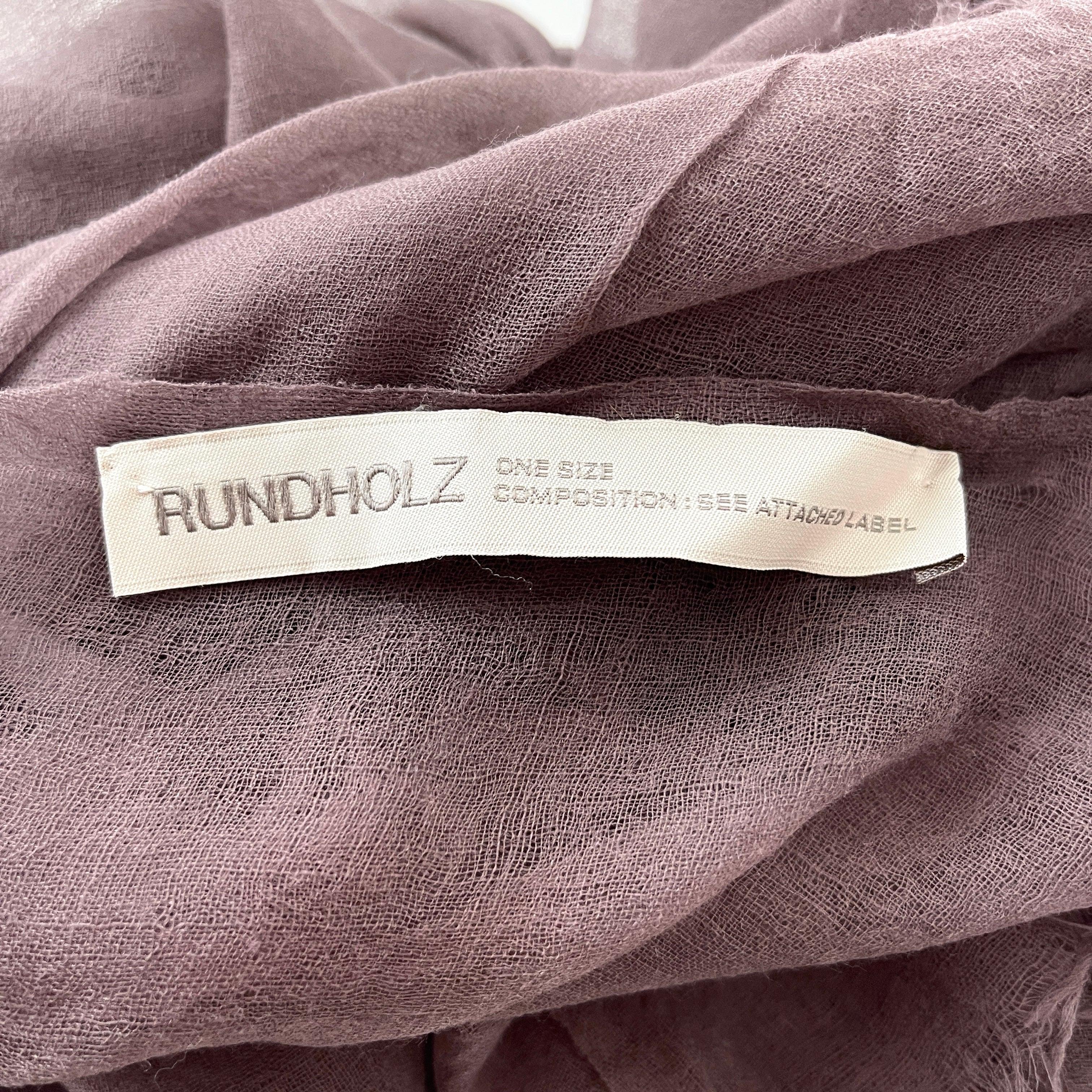 RUNDHOLZ - RUNDHOLZ Wool Scarf - AVVIIVVA.COM