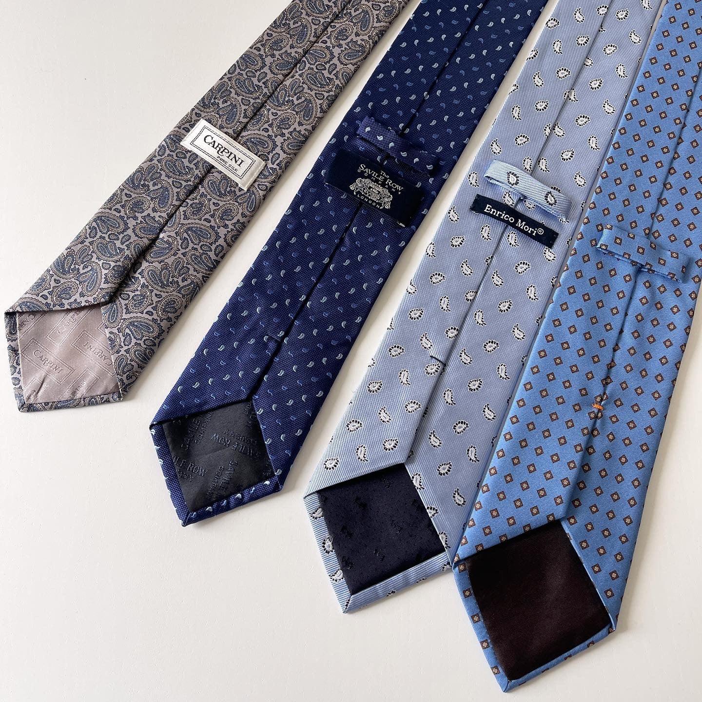 TIE - SET OF 4 SILK TIES - AVVIIVVA.COM