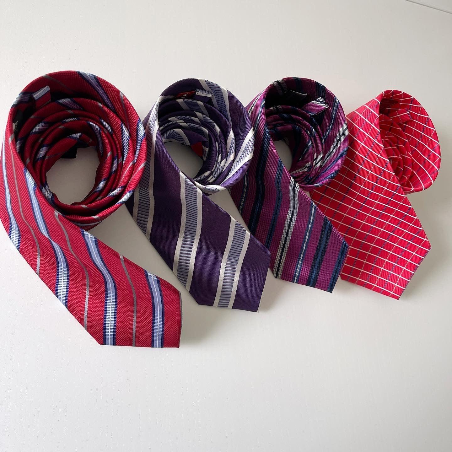 SET OF 4 SILK TIES - SET OF 4 SILK TIES - AVVIIVVA.COM