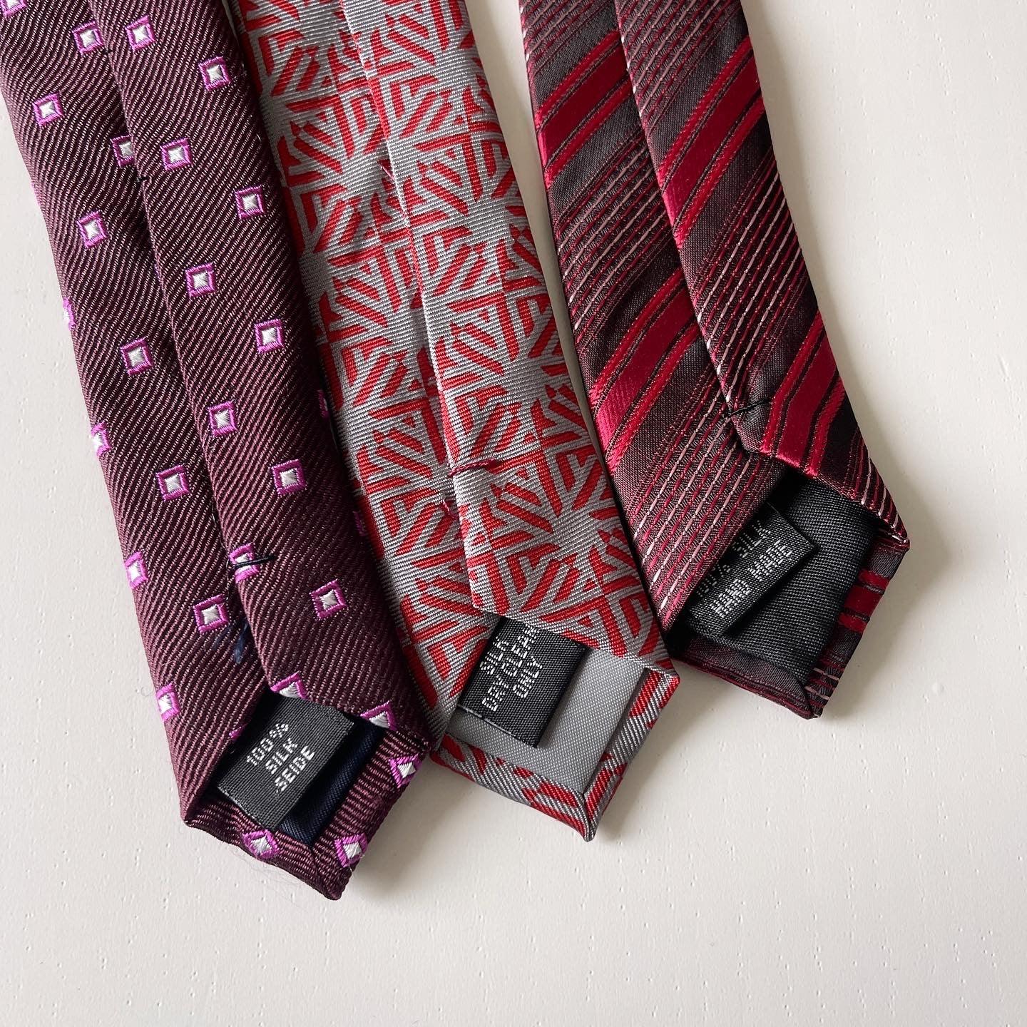 TIE - SET OF THE SILK HAND MADE TIES - AVVIIVVA.COM