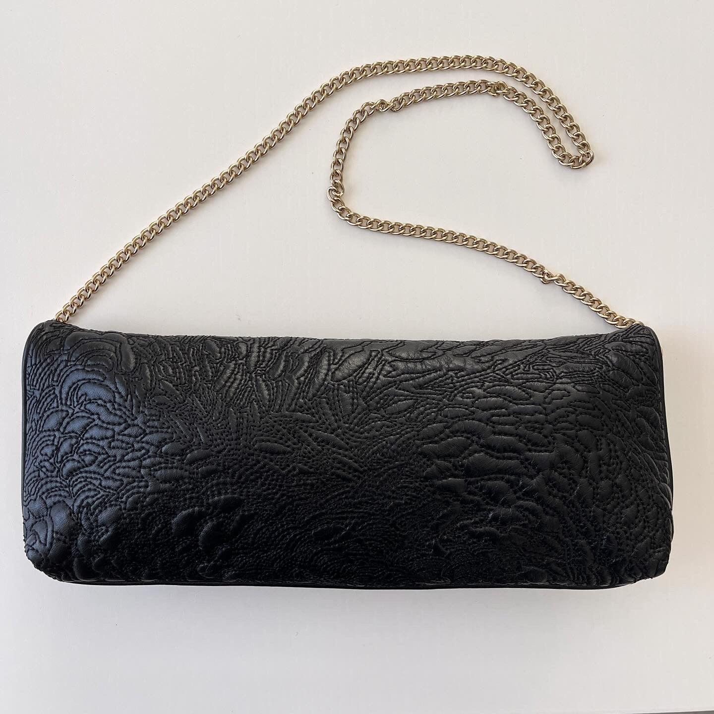 SHANGHAI TANG - SHANGHAI TANG Leather Handbag With Jade - AVVIIVVA.COM